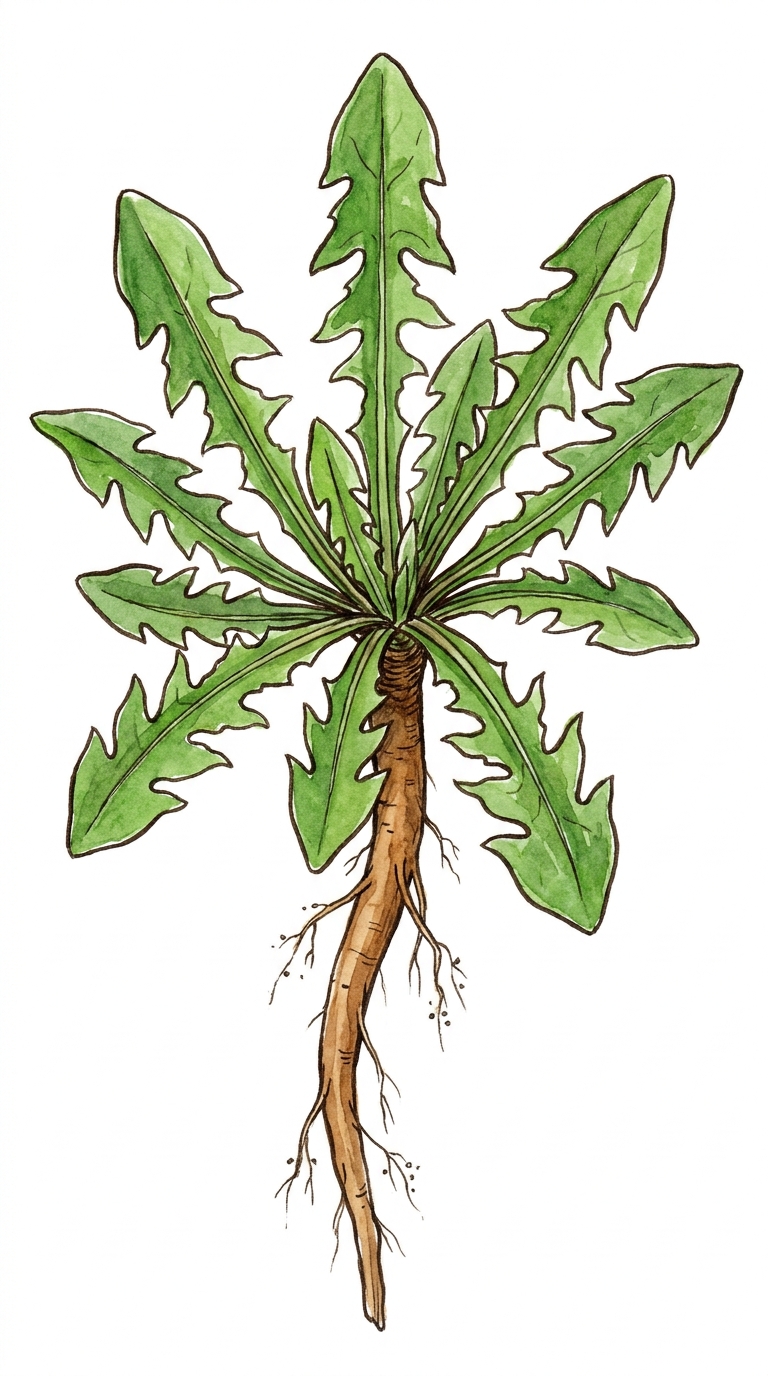 Smetánka lékařská, ilustrace
