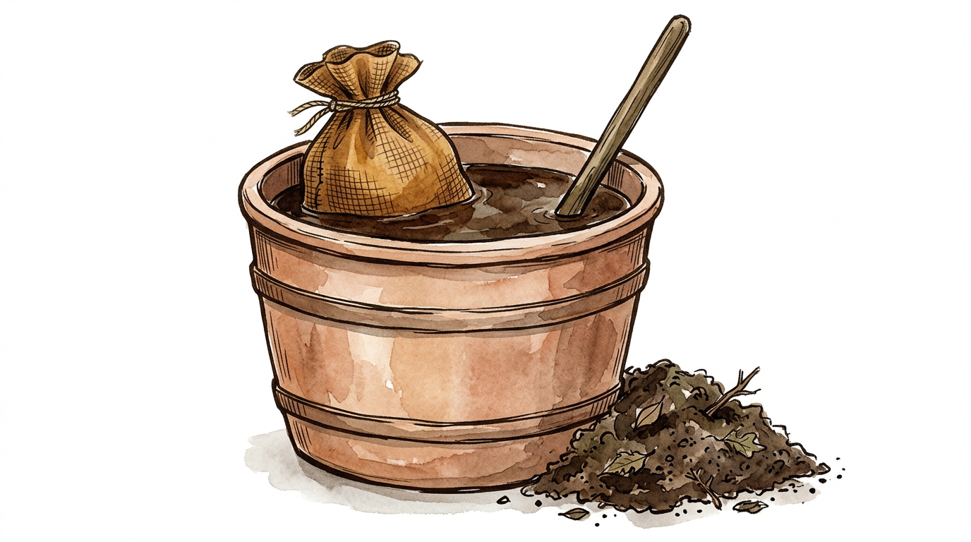 Výluh z kompostu, compost tea